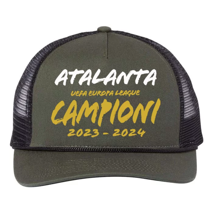 Atalanta Uefa Europa League Campioni 20232024 Retro Rope Trucker Hat Cap