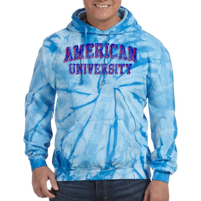 American University Eagles Retro Arch Tie Dye Hoodie