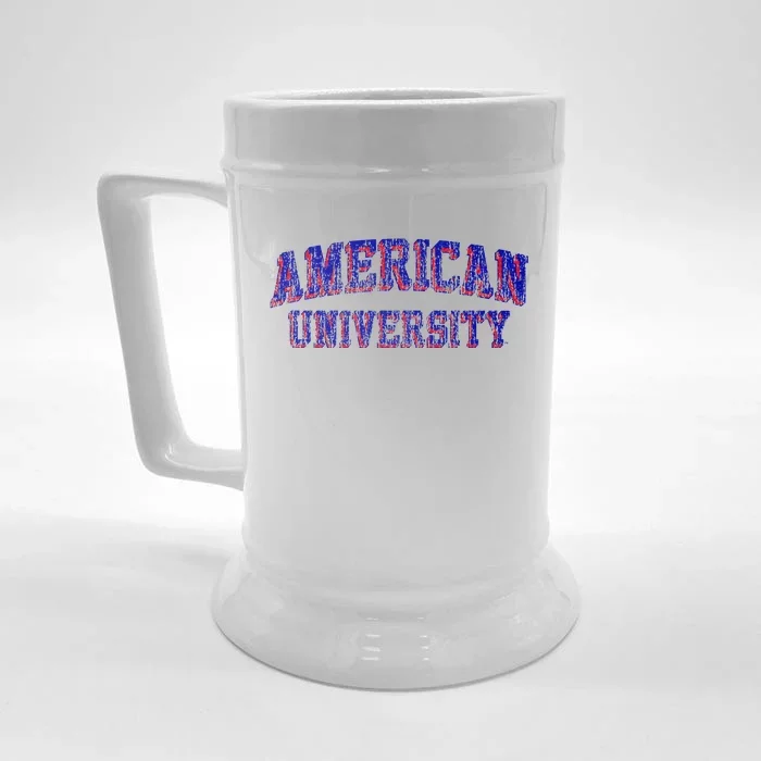 American University Eagles Retro Arch Front & Back Beer Stein