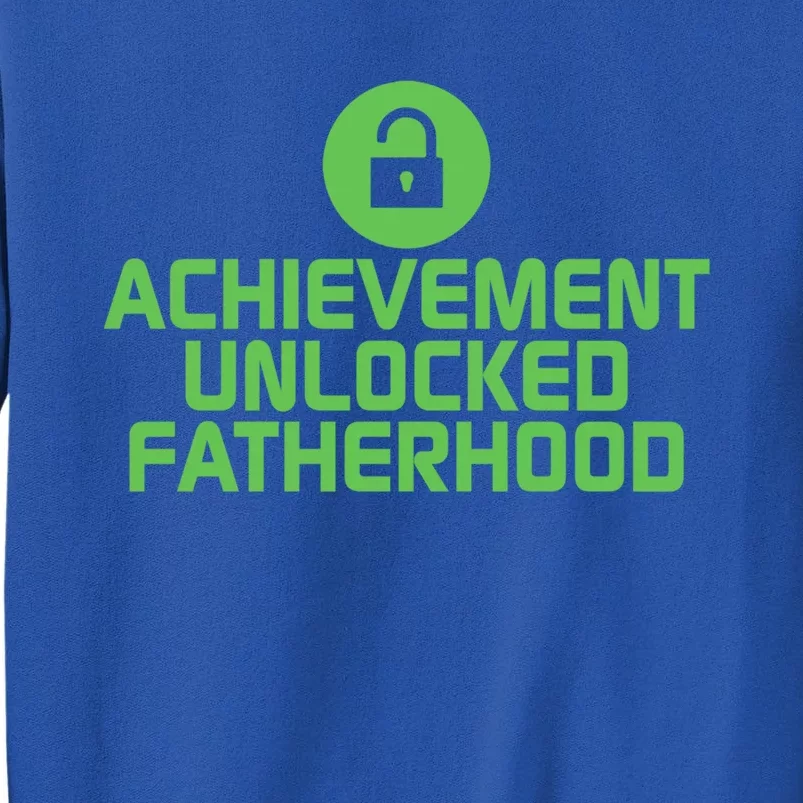 Achievet Unlock Fatherhood Cutest Father Design Gift Tall Sweatshirt