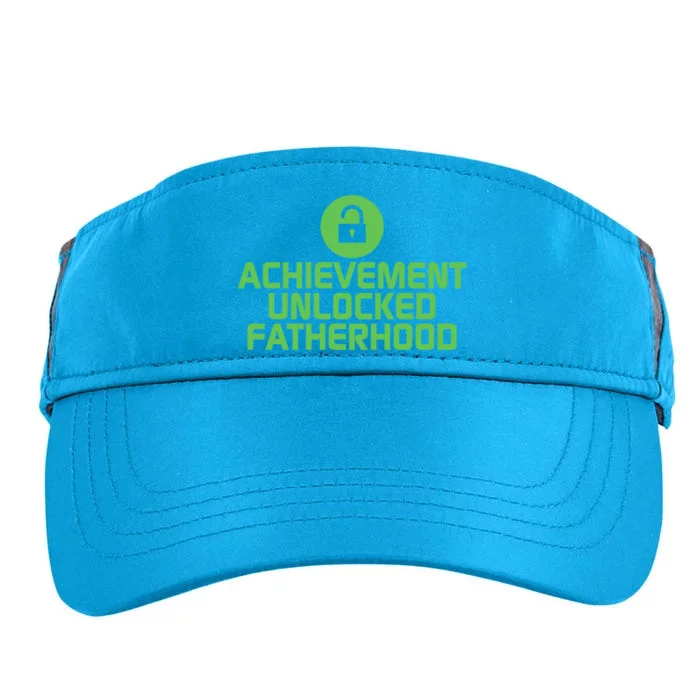 Achievet Unlock Fatherhood Cutest Father Design Gift Adult Drive Performance Visor