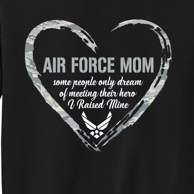 Air USAF Force Mom Woman Proud Mom Heart Sweatshirt