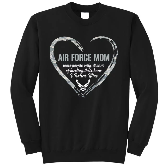 Air USAF Force Mom Woman Proud Mom Heart Sweatshirt