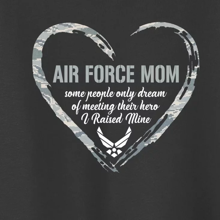 Air USAF Force Mom Woman Proud Mom Heart Toddler T-Shirt