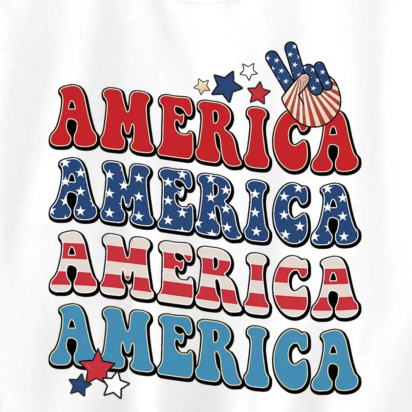 America USA Fourth Of July 4th For Men Women And Boy Kids Sweatshirt