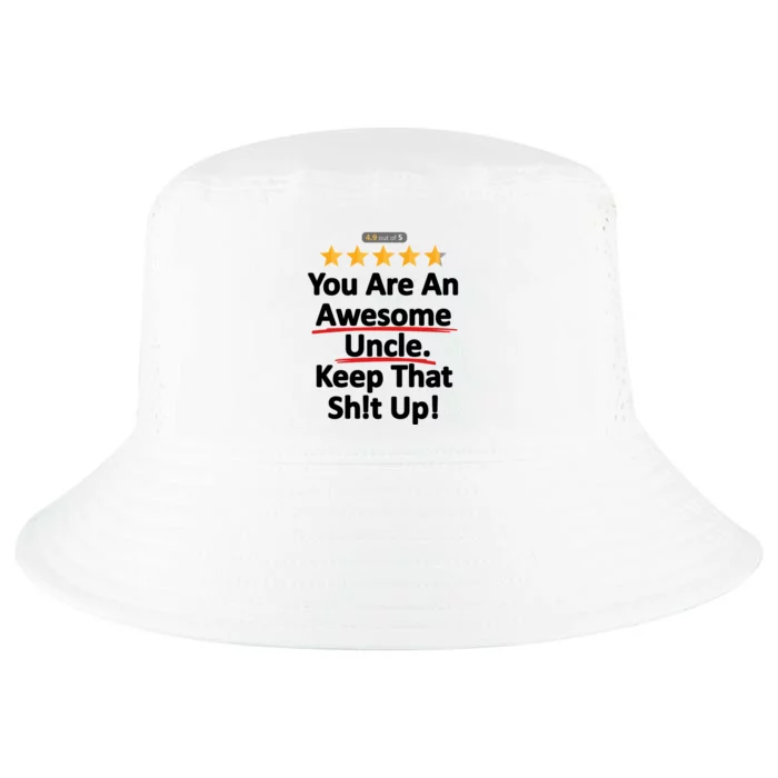 Awesome Uncle Funny Gift For Uncles Cool Comfort Performance Bucket Hat