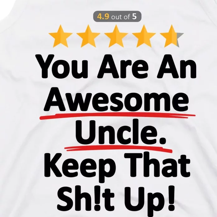 Awesome Uncle Funny Gift For Uncles Tank Top