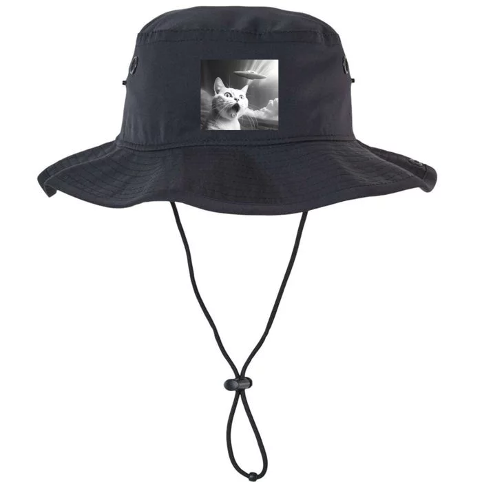 Alien UFO Funny Cat Legacy Cool Fit Booney Bucket Hat