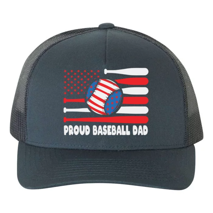 American Usa Flag Baseball Dad Cute Gift Yupoong Adult 5-Panel Trucker Hat