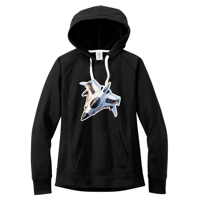 A Unique Futuristic Fighter Aircraft Design Women's Fleece Hoodie