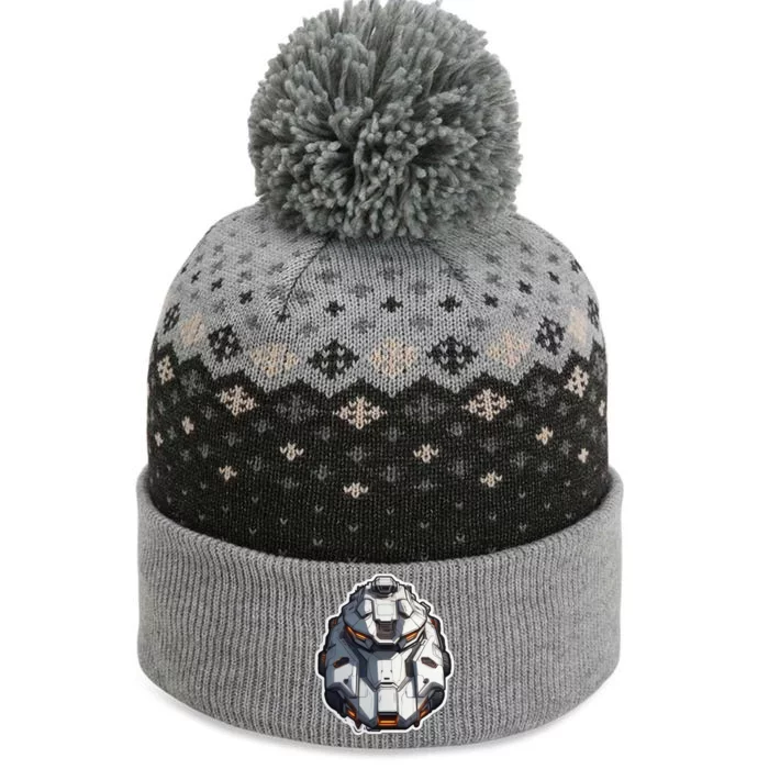 A Unique Futuristic War Tank Design The Baniff Cuffed Pom Beanie