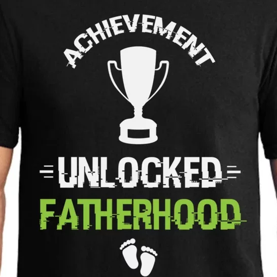 Achievet Unlocked Fatherhood Expecting Parent Meaningful Gift Pajama Set