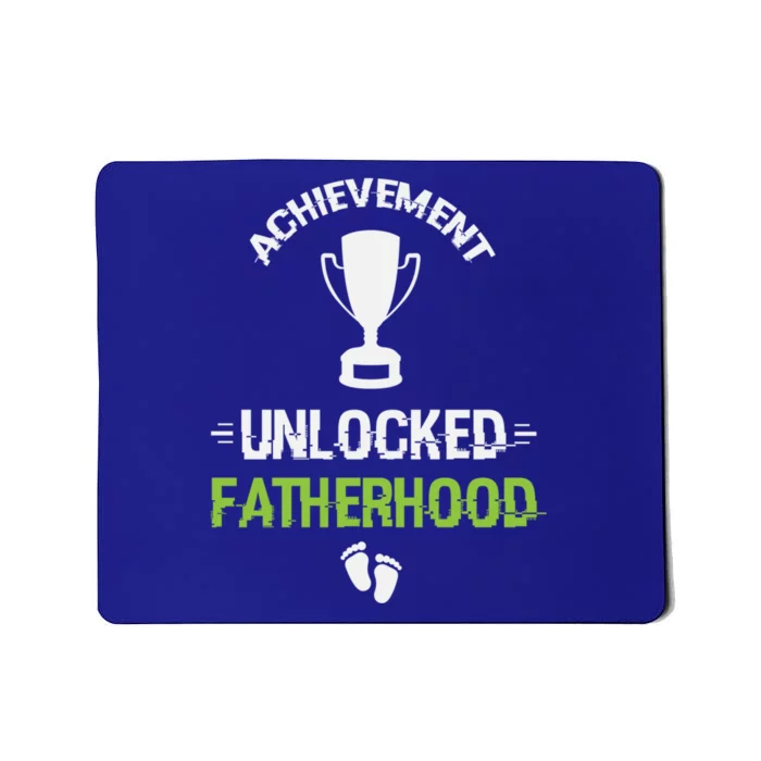 Achievet Unlocked Fatherhood Expecting Parent Meaningful Gift Mousepad