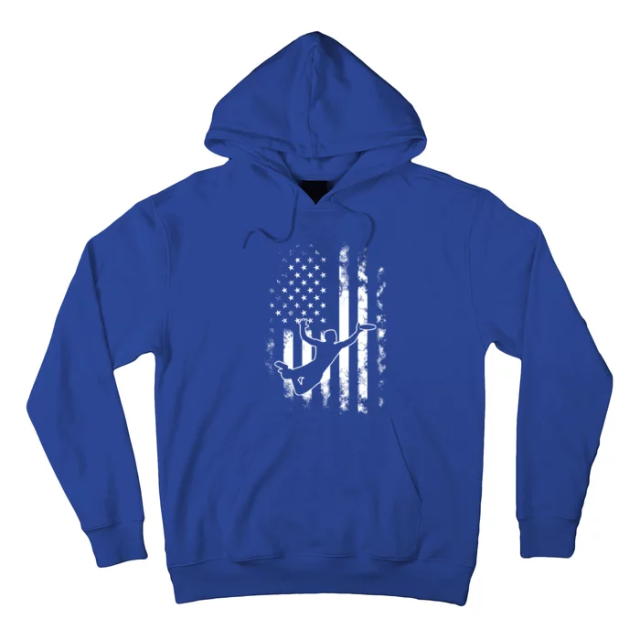 American Us Flag Ultimate Frisbee Gift Hoodie