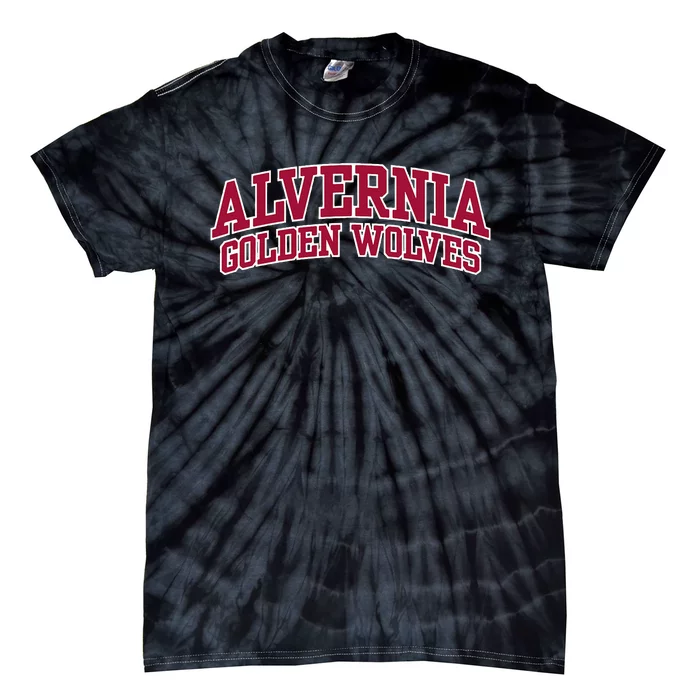 Alvernia University Golden Wolves Tie-Dye T-Shirt