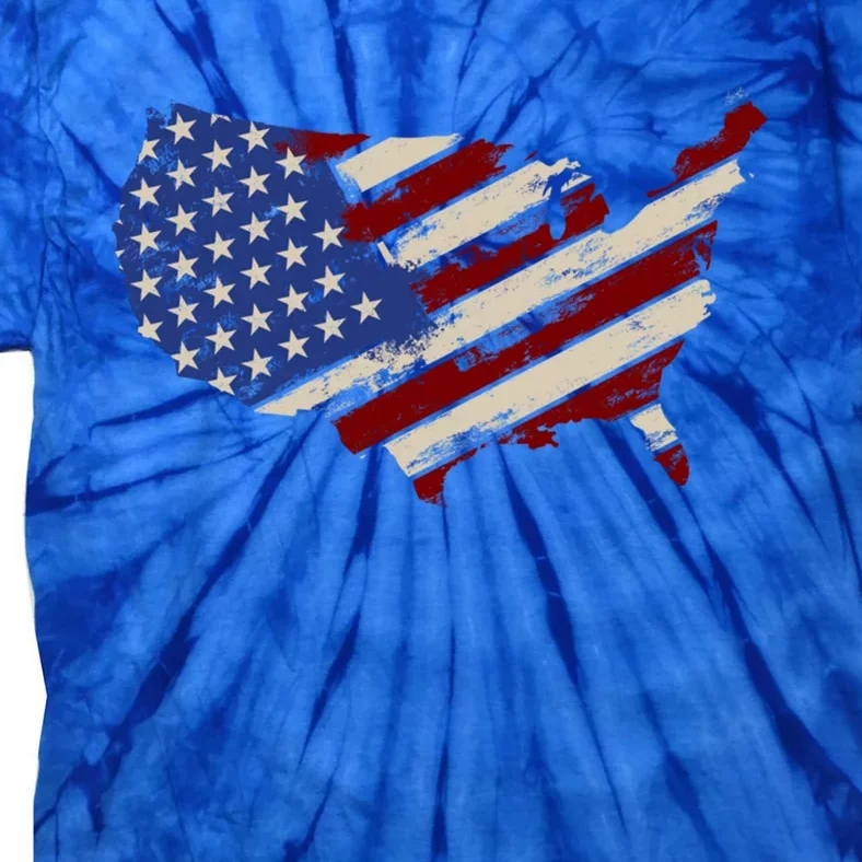 American Usa Gift Tie-Dye T-Shirt