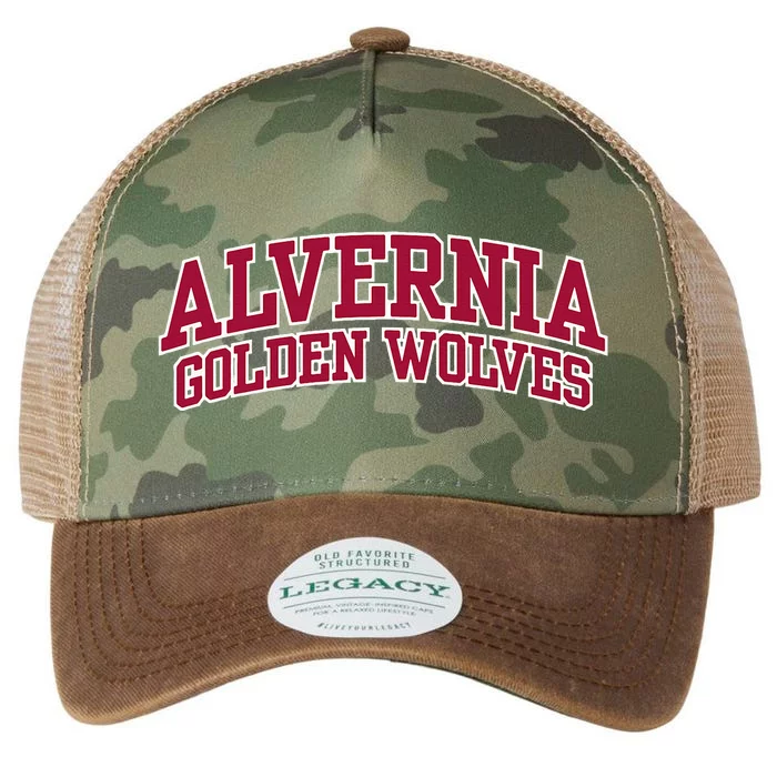 Alvernia University Golden Wolves 02 Legacy Tie Dye Trucker Hat