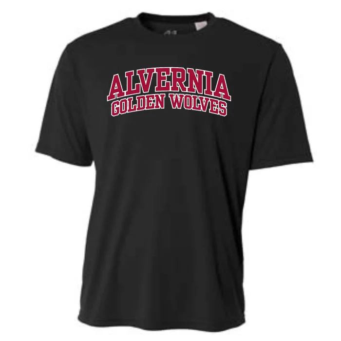 Alvernia University Golden Wolves 02 Cooling Performance Crew T-Shirt