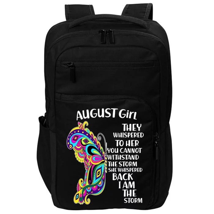 August Girl Paisley Butterfly Impact Tech Backpack