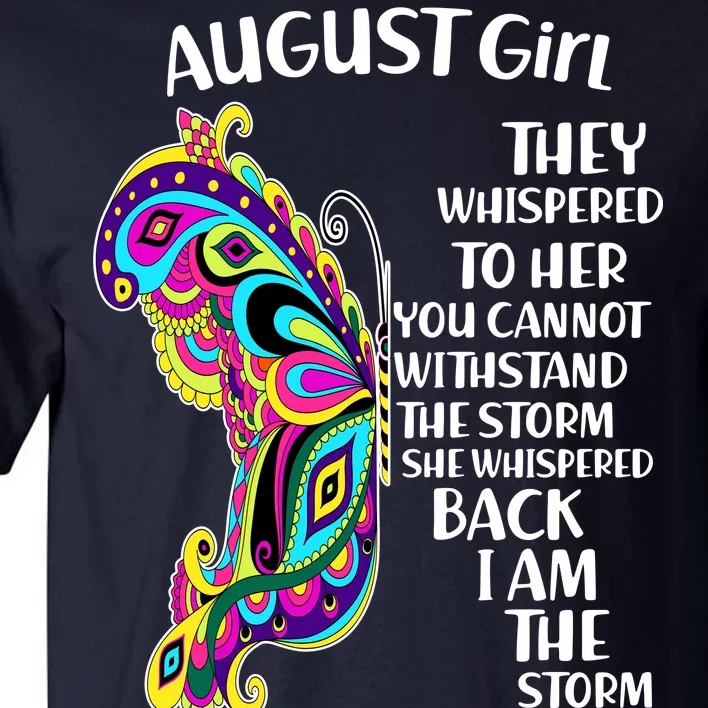 August Girl Paisley Butterfly Tall T-Shirt