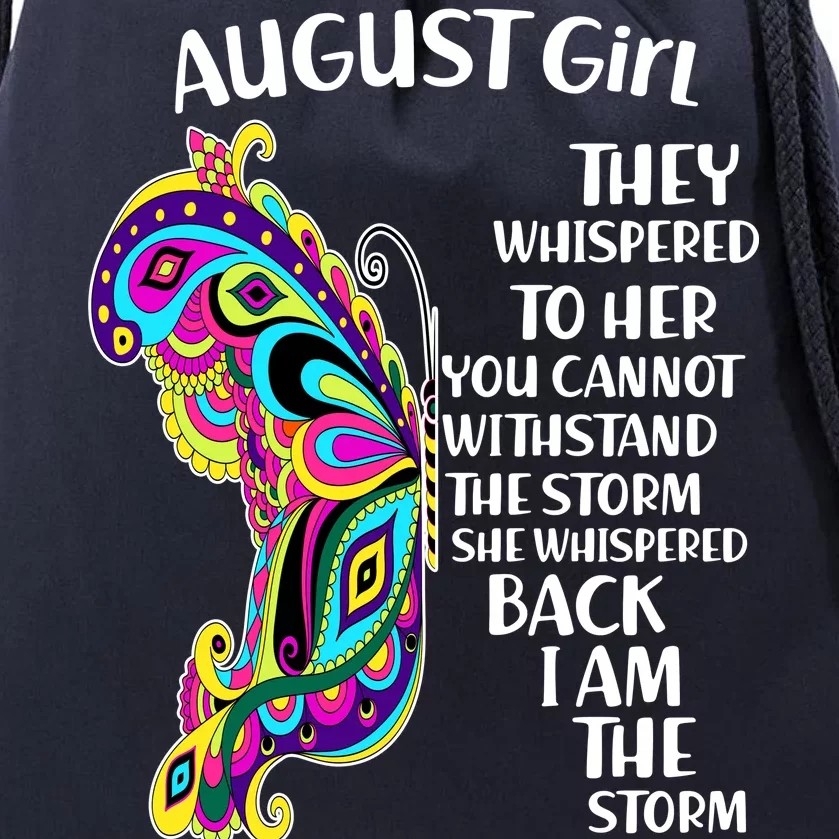 August Girl Paisley Butterfly Drawstring Bag