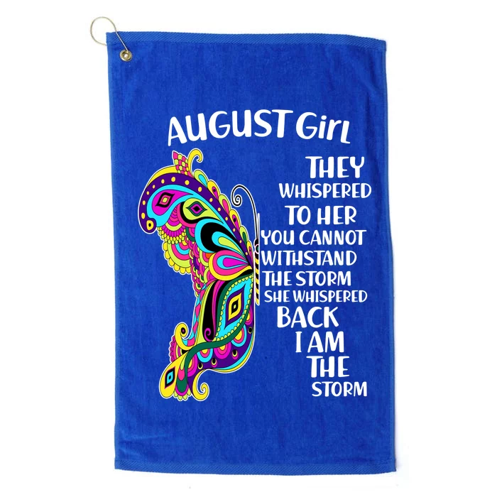 August Girl Paisley Butterfly Platinum Collection Golf Towel