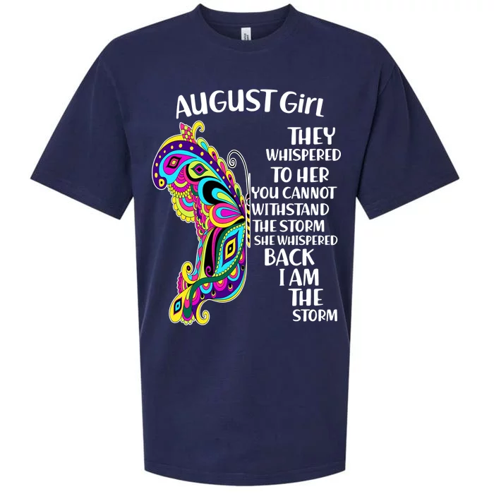 August Girl Paisley Butterfly Sueded Cloud Jersey T-Shirt