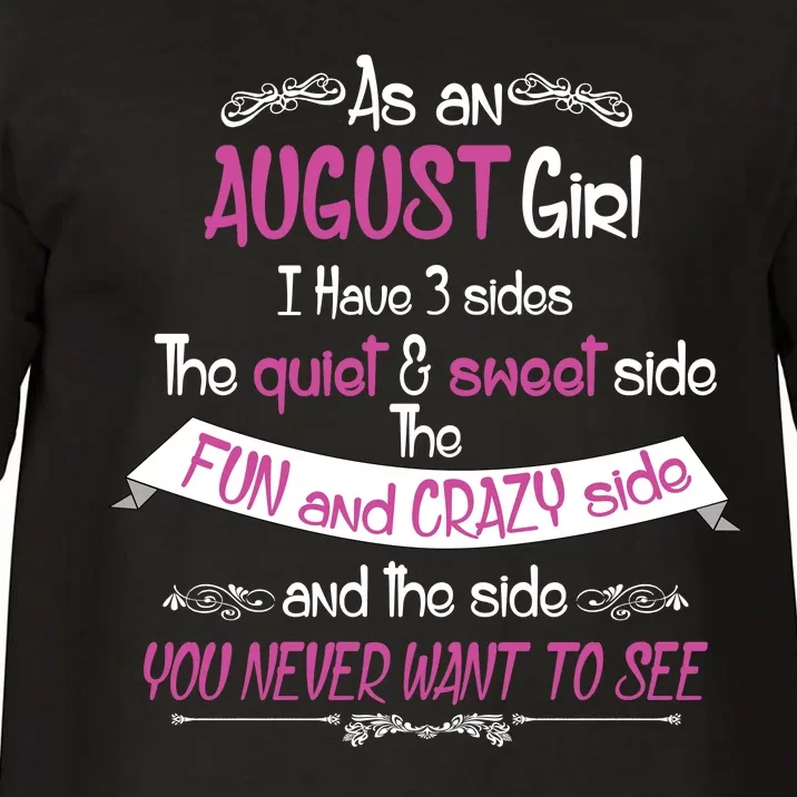 August Girl Sweet But Crazy Funny Birthday Comfort Colors T-Shirt