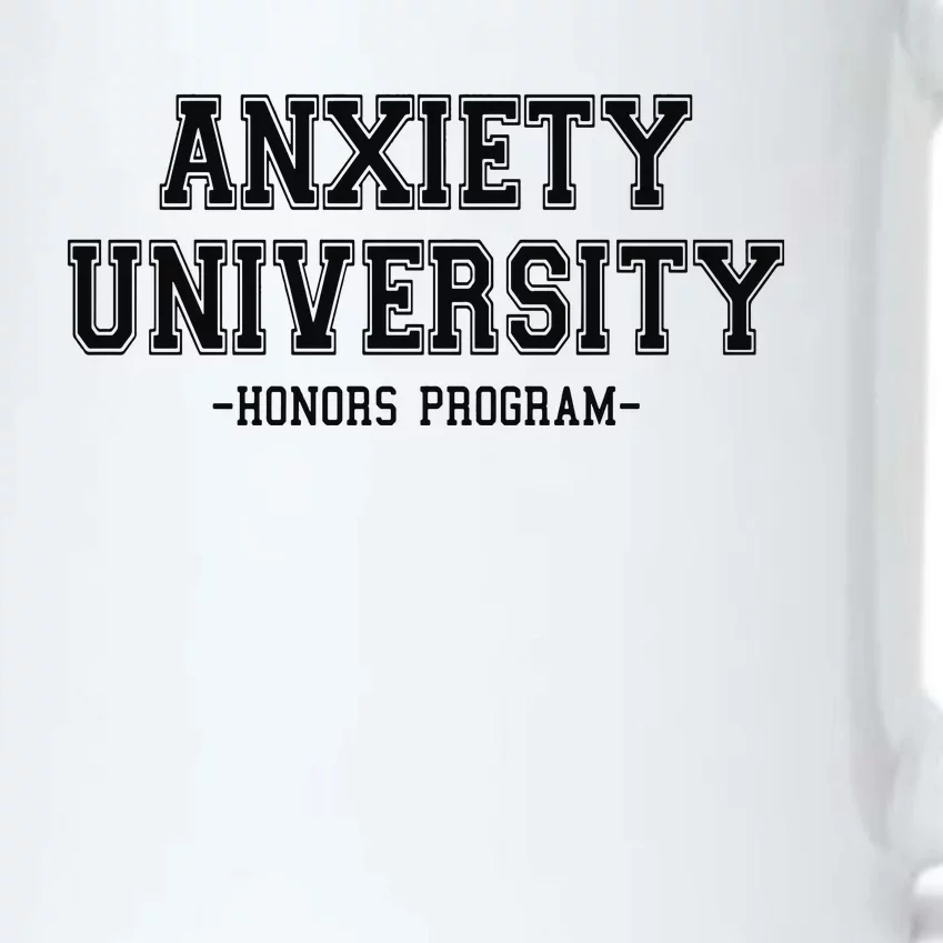 Anxiety University Honors Program Black Color Changing Mug