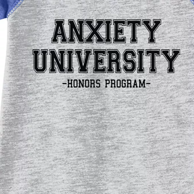 Anxiety University Honors Program Infant Baby Jersey Bodysuit