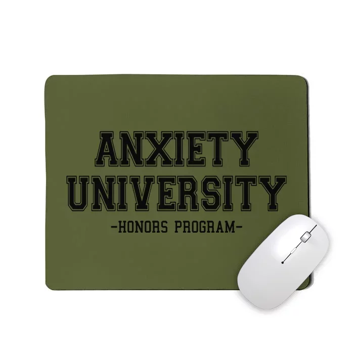 Anxiety University Honors Program Mousepad