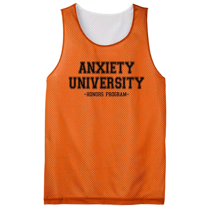 Anxiety University Honors Program Mesh Reversible Basketball Jersey Tank