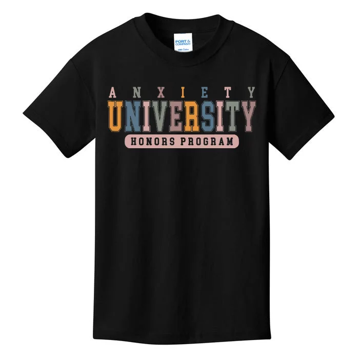 Anxiety University Honors Program Kids T-Shirt