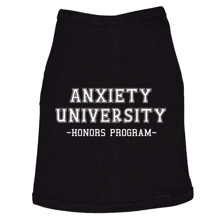 Anxiety University Honors Program Doggie Tank