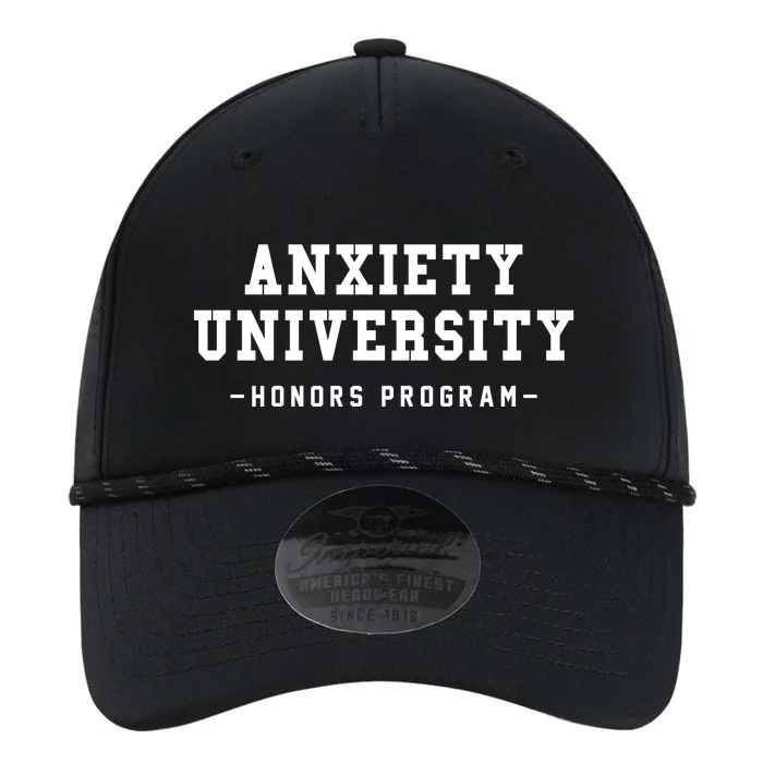 Anxiety University Honors Program Funny Mental Health Gifts Performance The Dyno Cap