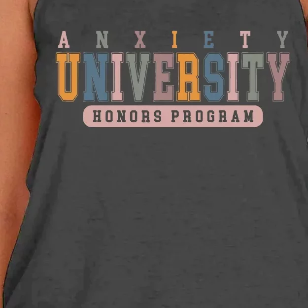 Anxiety University Honors Program Women's Knotted Racerback Tank