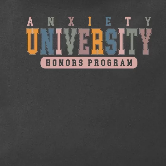 Anxiety University Honors Program Zip Tote Bag