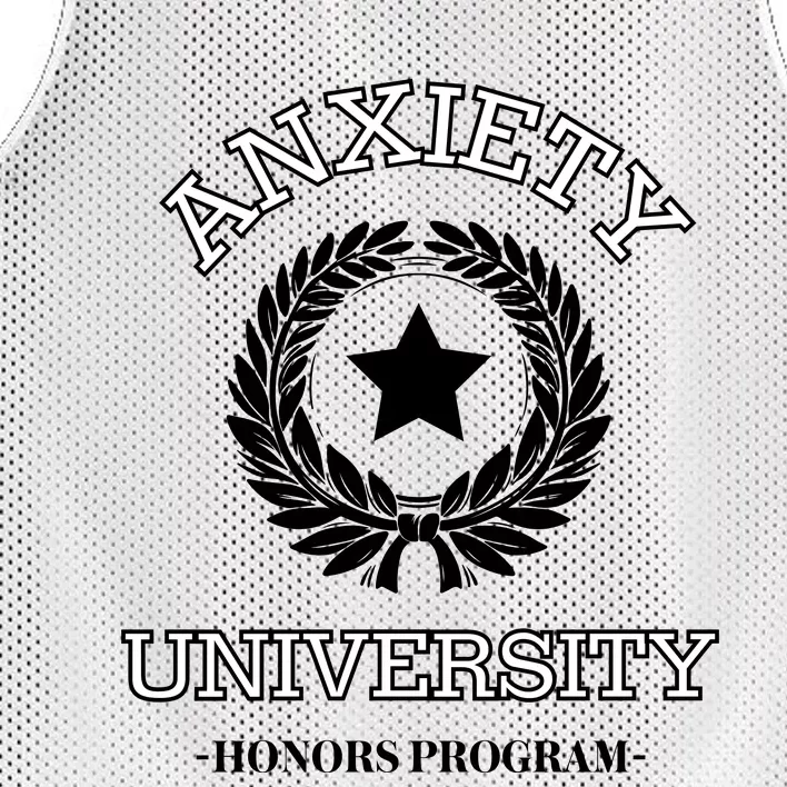 Anxiety University Honors Program Mesh Reversible Basketball Jersey Tank