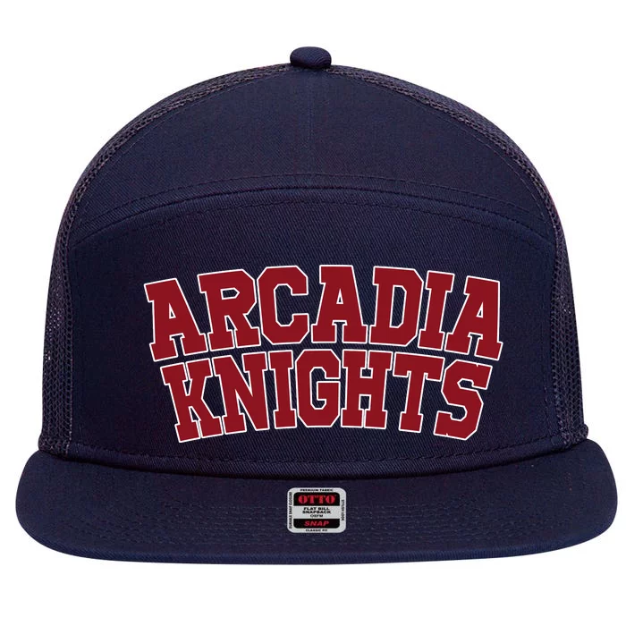 Arcadia University Knights 7 Panel Mesh Trucker Snapback Hat