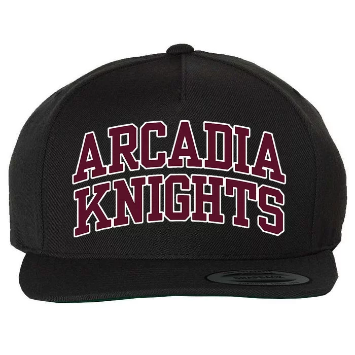 Arcadia University Knights Wool Snapback Cap