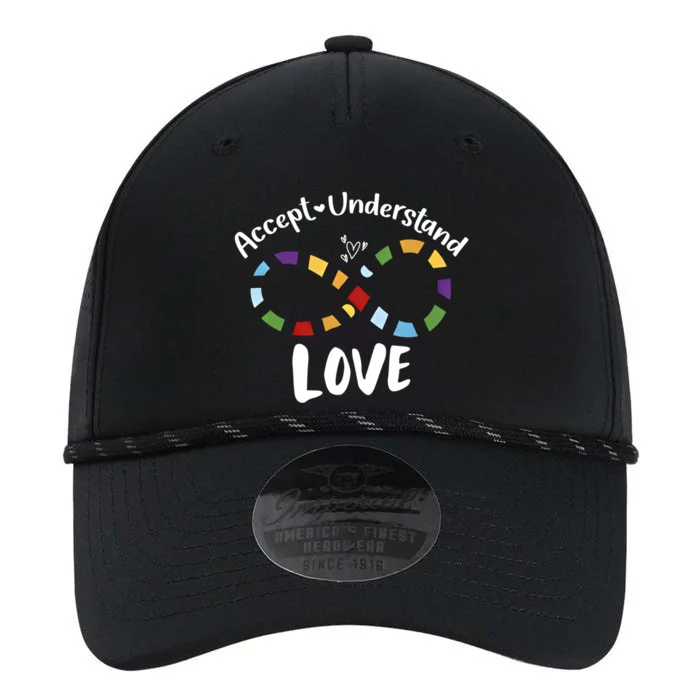 Accept Understand Love Acceptance Autism Infinity Symbol Cool Gift Performance The Dyno Cap