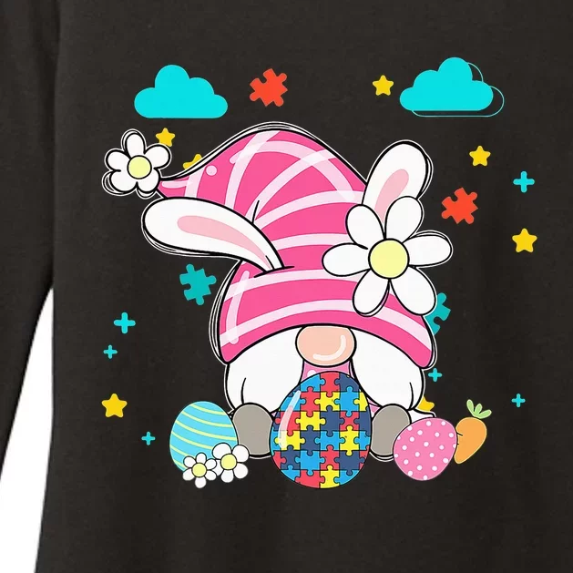 Accept Understand Love Gnome Autism Awareness Easter Day Womens CVC Long Sleeve Shirt