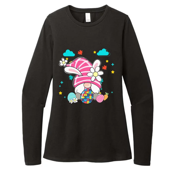 Accept Understand Love Gnome Autism Awareness Easter Day Womens CVC Long Sleeve Shirt