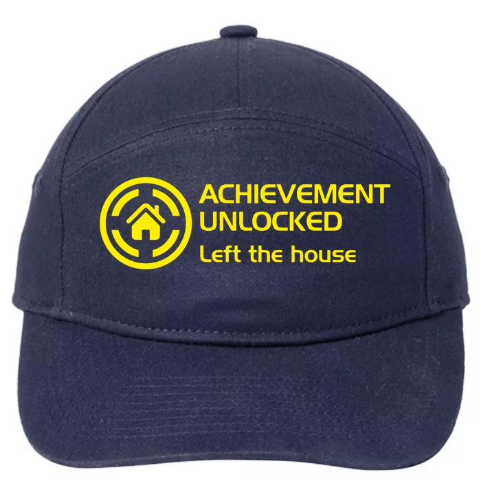 Achievement Unlocked Left The Housing 7-Panel Snapback Hat