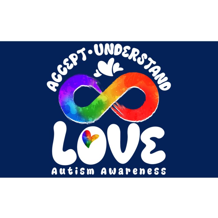 Accept Understand Love Autism Awareness Bumper Sticker