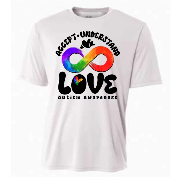 Accept Understand Love Autism Awareness Cooling Performance Crew T-Shirt