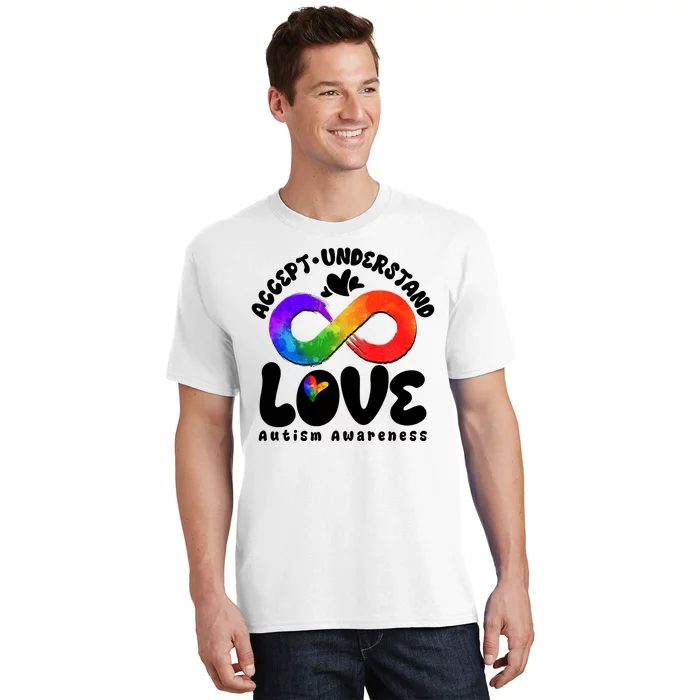 Accept Understand Love Autism Awareness T-Shirt