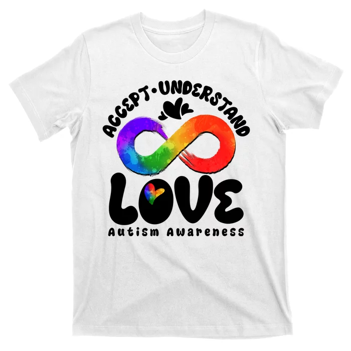 Accept Understand Love Autism Awareness T-Shirt