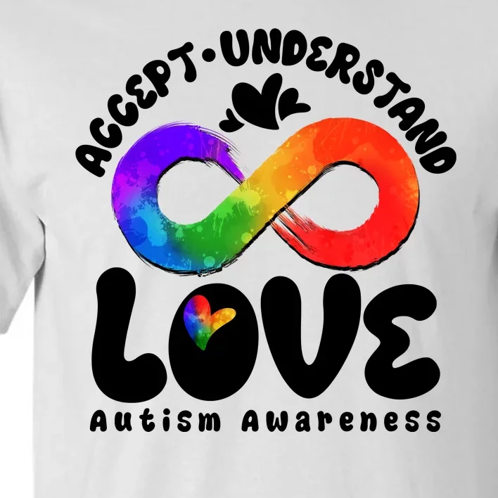 Accept Understand Love Autism Awareness Tall T-Shirt