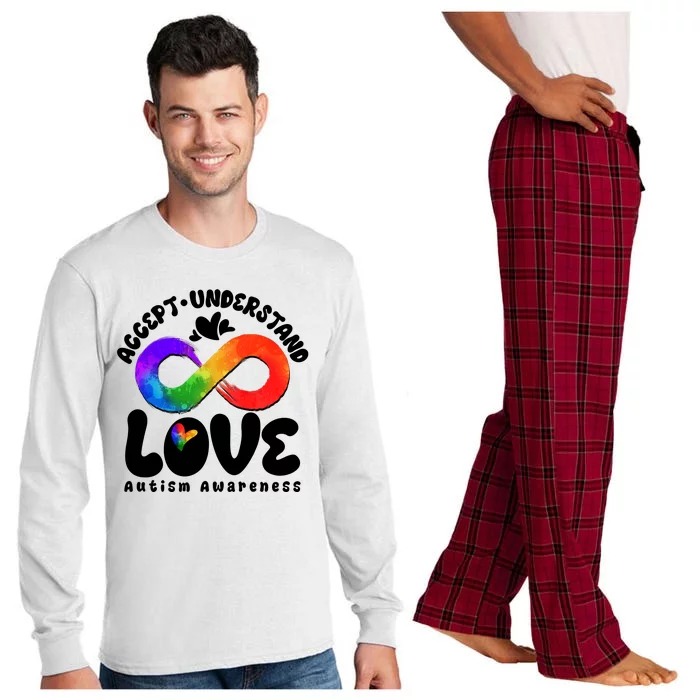 Accept Understand Love Autism Awareness Long Sleeve Pajama Set